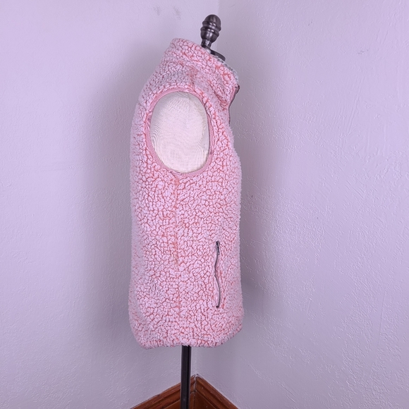 Thread & Supply Pink Zip Up Teddy Vest - Picture 6 of 14